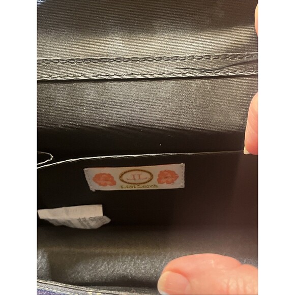 NEW Lisi Lerch Plaid Feather Festive Crossbody Clutch Shoulder Bag Purse - Picture 2 of 5